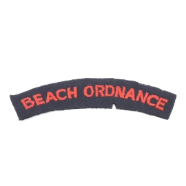 Title Beach Ordnance British Army