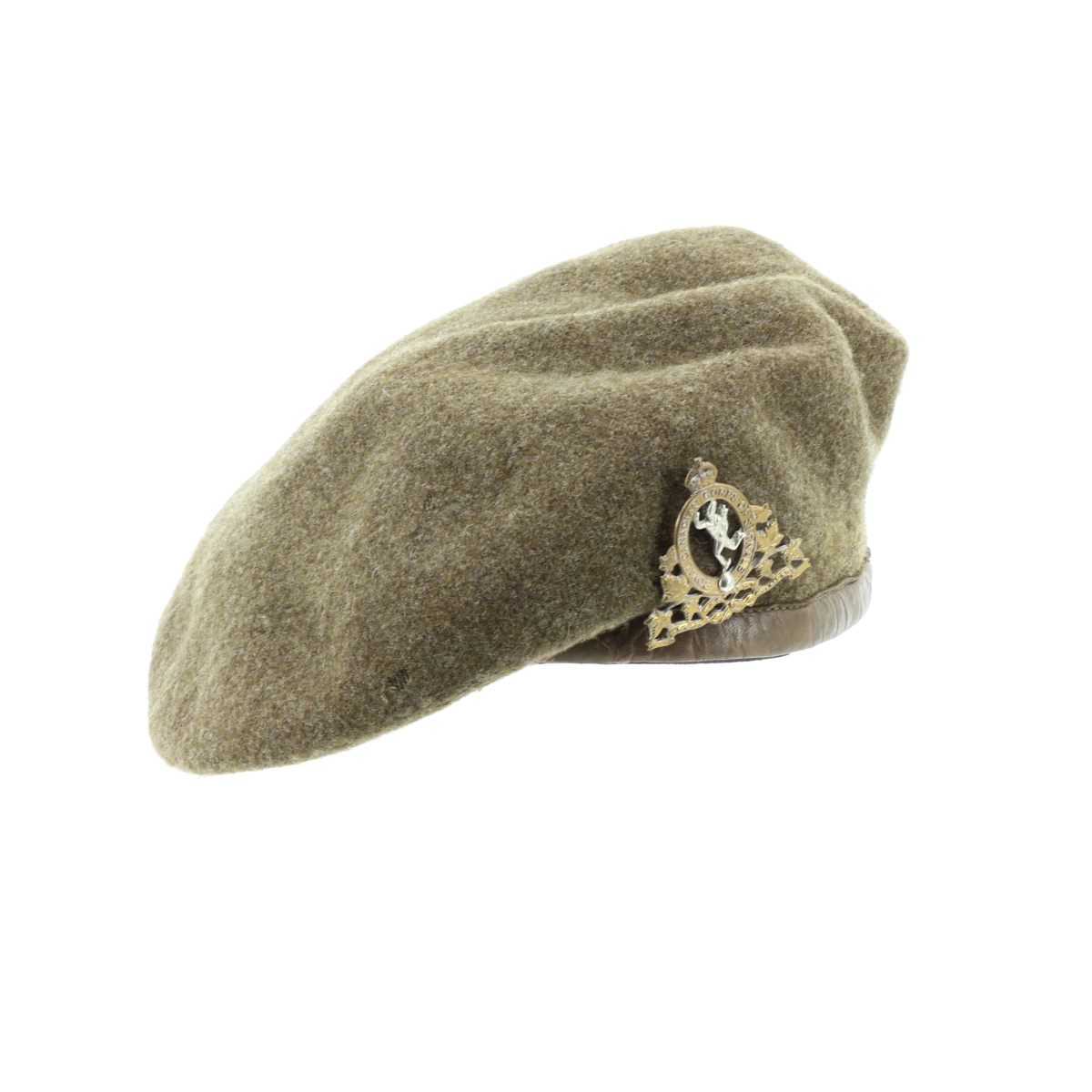 Béret Canadian 1945 & Cap Badge Royal Canadian Corps of Signals Béret Canadian 1945 & Cap Badge Royal Canadian Corps of Signals
