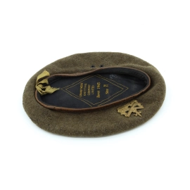 Béret Canadian 1945 & Cap Badge Regiment de la Chaudière