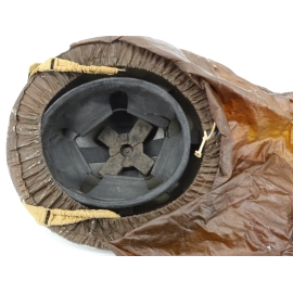 Casque MKII Canadien 1942 & Couvre casque anti-gaz