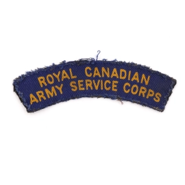 Title Royal Canadian Army Service Corps