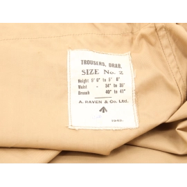 British Army trousers Windproof SAS-LRDG 1942