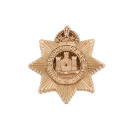 Cap badge "Economique" Devonshire Regiment