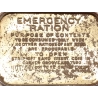 Emergency Ration British Army