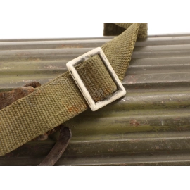 German gas mask canister  camouflaged 1940