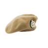 Khaki béret "Rifle Brigade" British Army 1945