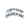 Pair Titles Parachute Regiment Printed