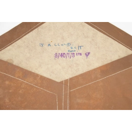 Sleeve gaz detector "Identified" British Army 1940