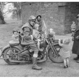 Casque Dispatch Rider British Army  1943