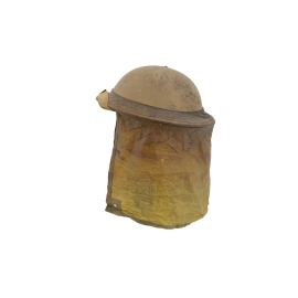 Helmet MKII British 1940 & Anti-gas Curtain Type 1