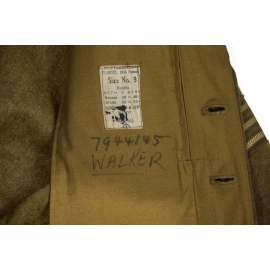 Battledress Royal Armoured Corps - Identifié "S. Walker"