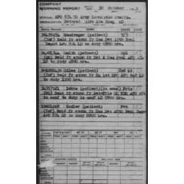 Bag Field M-36 US Army "Identified" 1942
