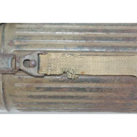 Camouflaged gas mask canister 1940