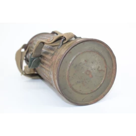 Boitier de masque anti-gaz Wehrmacht Camouflé 1940