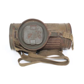 Boitier de masque anti-gaz Wehrmacht Camouflé 1940