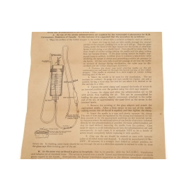 Nécessaire de Transfusion Sérum - Canadian / British Commonwealth