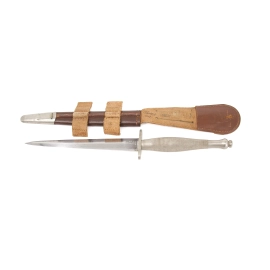 Dague Fairbairn Sykes Wilkinson Sword "Nickelée"