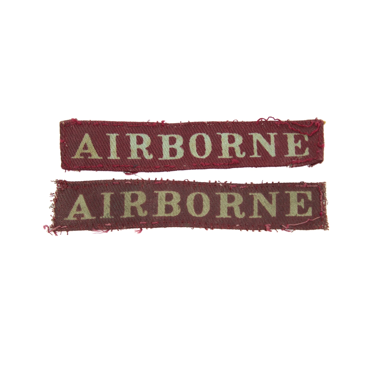 Paire d'Insignes "Airborne" Strip Imprimés