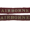 Paire d'Insignes "Airborne" Strip Imprimés