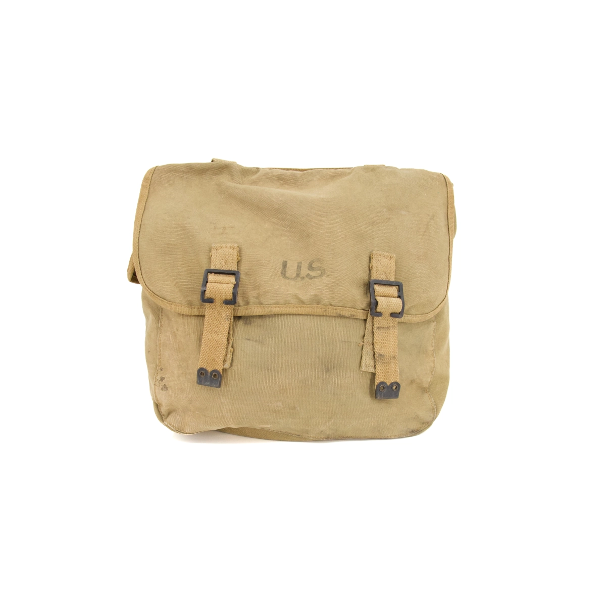 Musette M-36 British Made US Army "Charles W. Lodrey (31365390)"