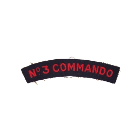 N°3 Commando Title British Army