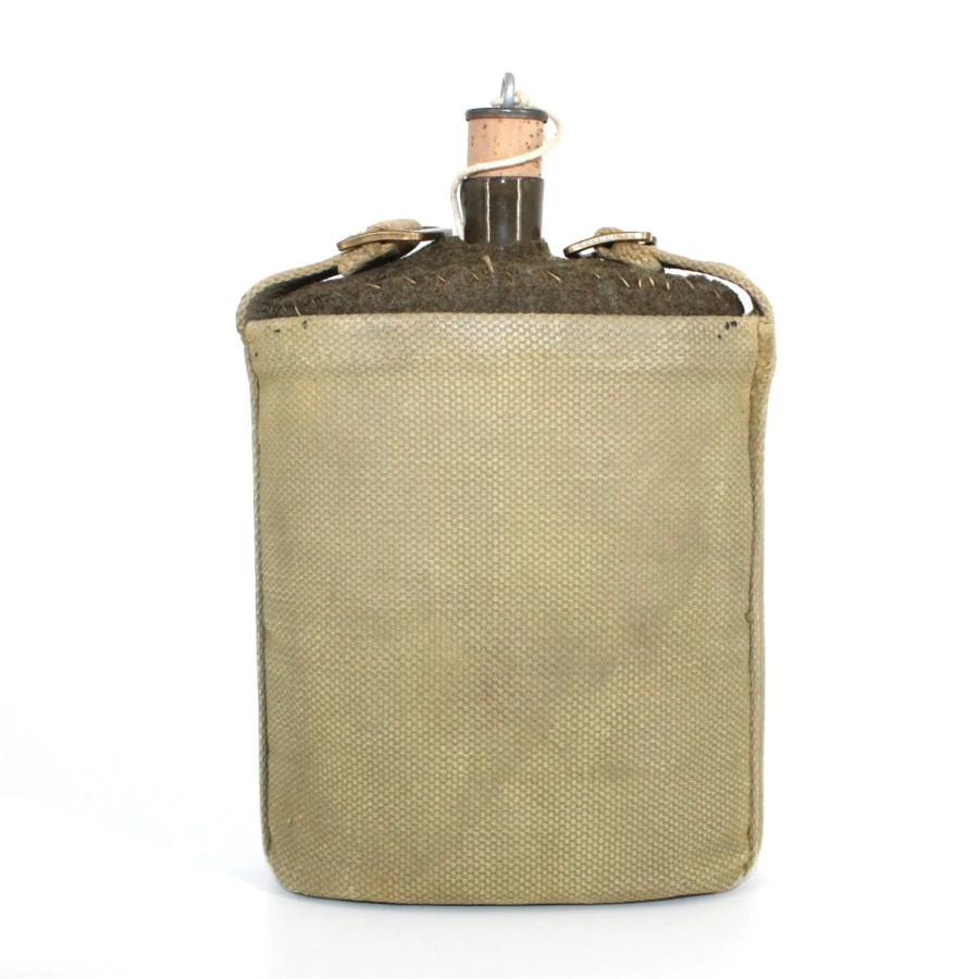 Canteen blancoed British Army 1942