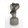 Camouflaged gas mask canister 1940