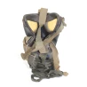 Camouflaged gas mask and canister tree-tone 1944