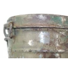 Camouflaged gas mask and canister tree-tone 1944