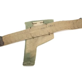 Holster Webley & Ceinturon British Army blancotés
