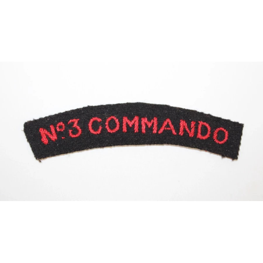 N°3 Commando Title British Army
