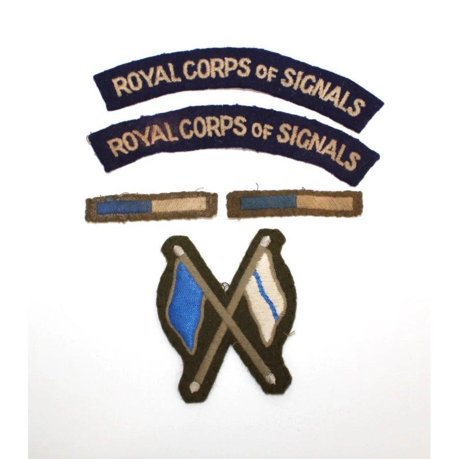 Royal Corps of Signals British Army badge set Royal Corps of Signals British Army badge set