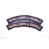 Royal Corps of Signals British Army badge set