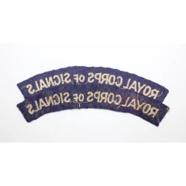 Royal Corps of Signals British Army badge set