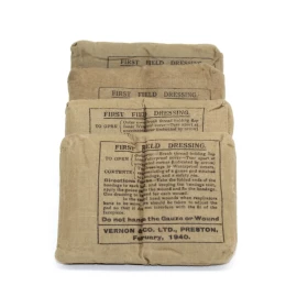 Set of 4 First Field Dressings British Army