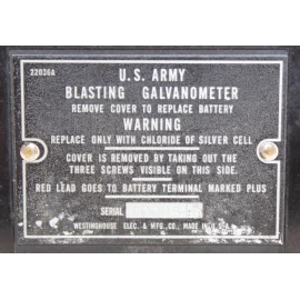 Galvanomètre Westinghouse US Army