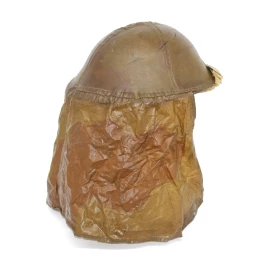 Casque MKII Canadien 1942 & Couvre casque anti-gaz