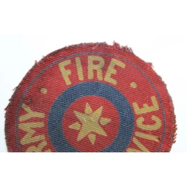 Insigne Army Fire Service British