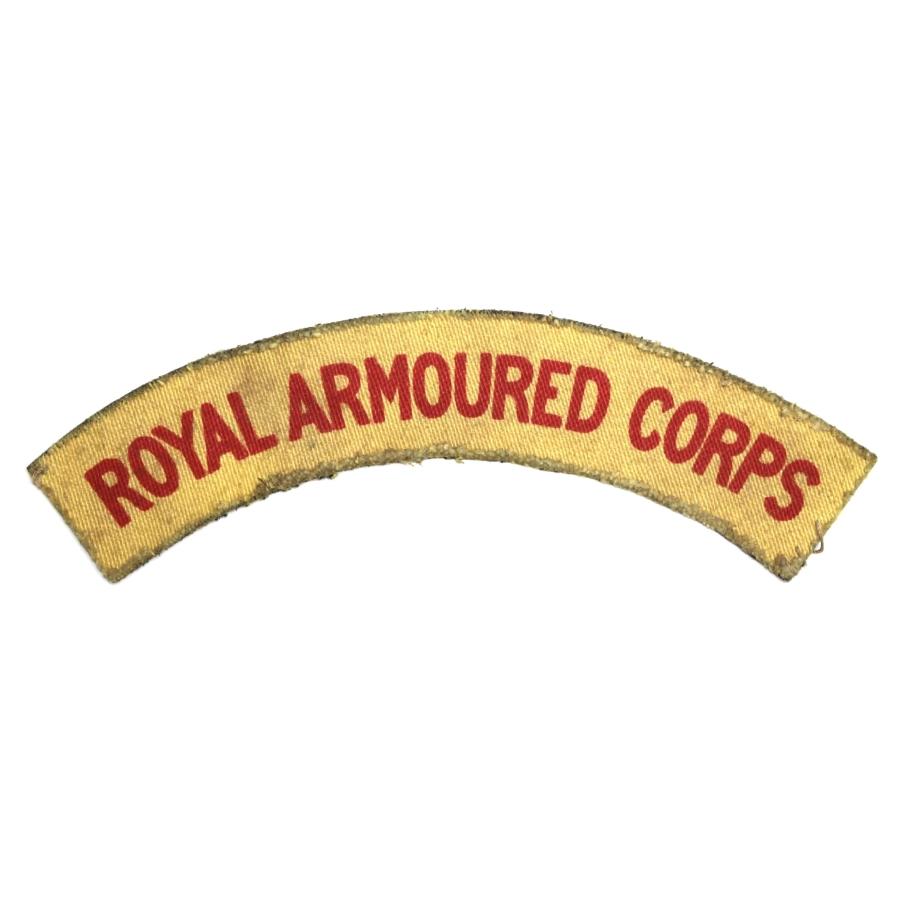 Title Royal Armoured Corps British Army