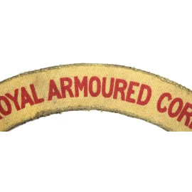 Title Royal Armoured Corps British Army