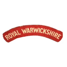 Title Royal Warwickshire  British Army