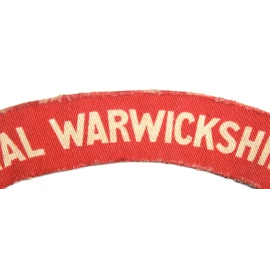 Title Royal Warwickshire  British Army