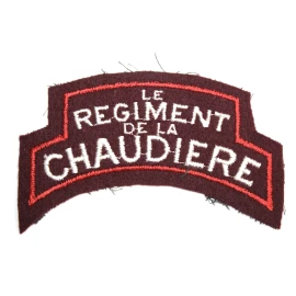 Title Le regiment de la Chaudiere Canadien