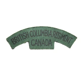 Title British Columbia Regiment Canadien