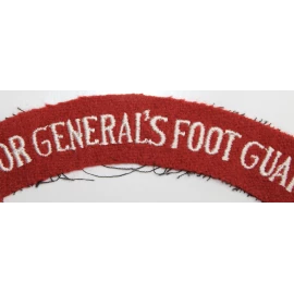 Title Governor General's Footguards Canadian