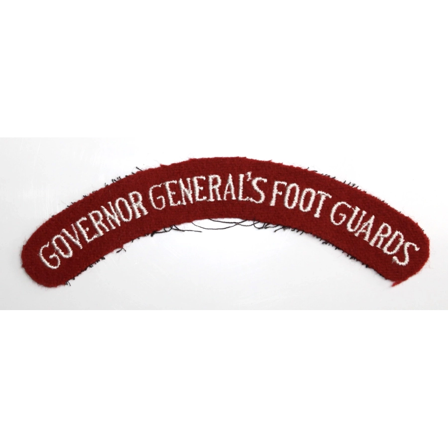 Title Governor General's Footguards Canadien