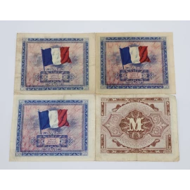 Set of 4 banknote flag - 1944