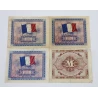 Set of 4 banknote flag - 1944