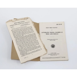 Manuel d'instruction 1940 pour Colt-45