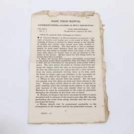 1940 Instruction Manual for Colt-45